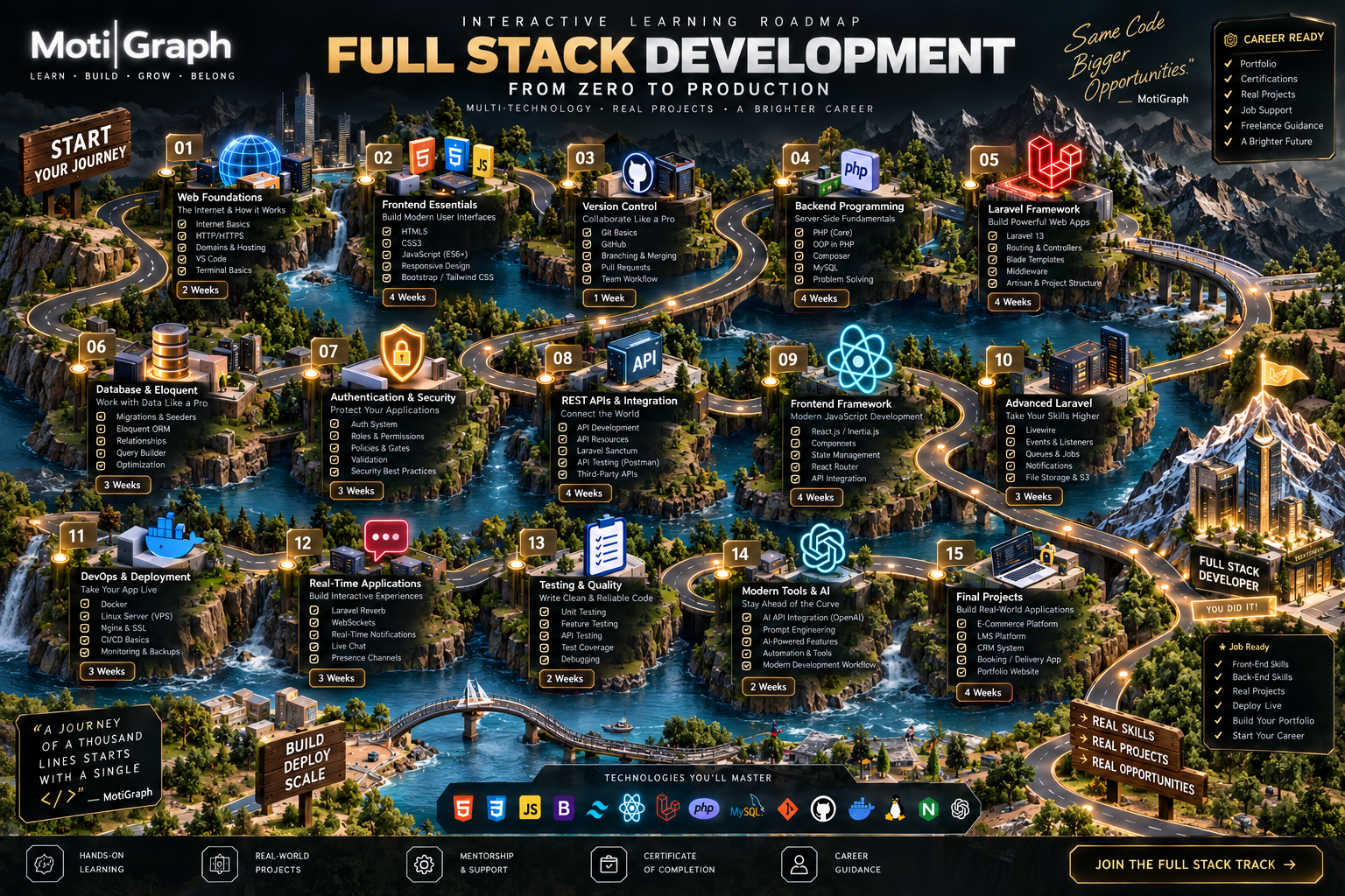 Full-Stack Laravel Development roadmap