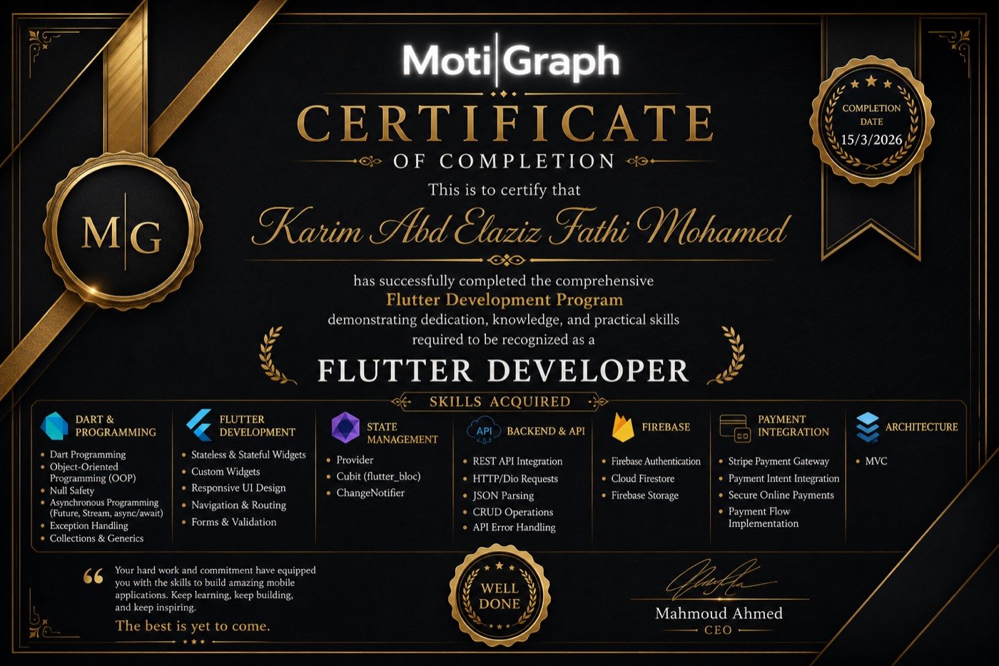 MotiGraph certificate sample