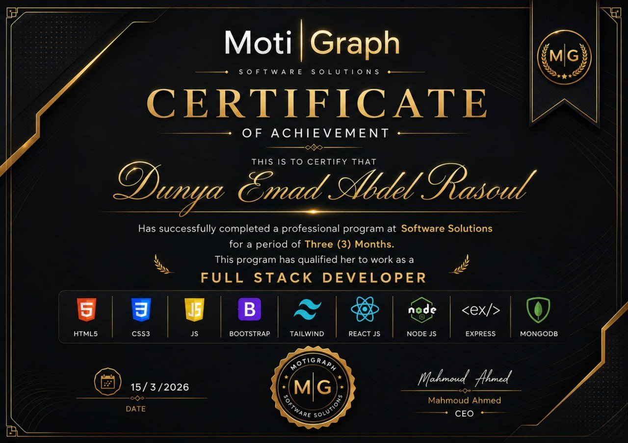 MotiGraph certificate sample