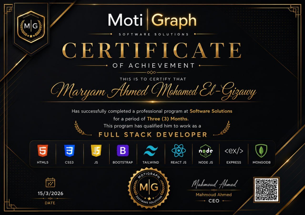 MotiGraph certificate sample